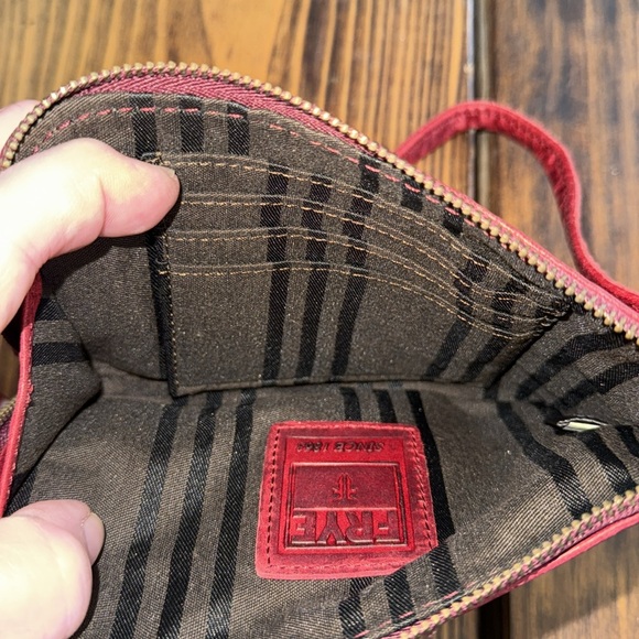 Frye Red Melissa Wristlet. Gently worn.